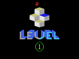 Q*bert title screen for Colecovision